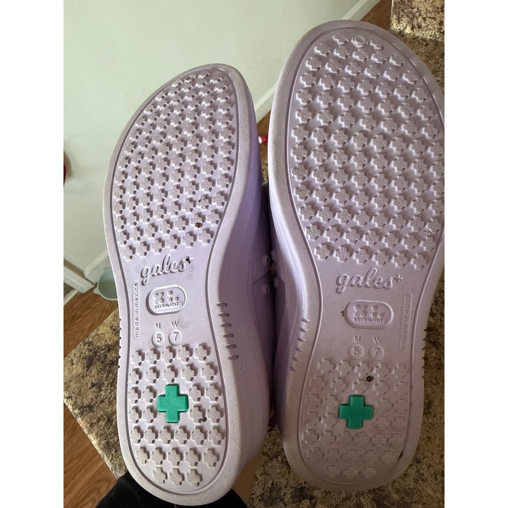 Gales Nursing Clogs Purple Size 7 Slip Resistant PPE Healthcare Shoes - Picture 6 of 6